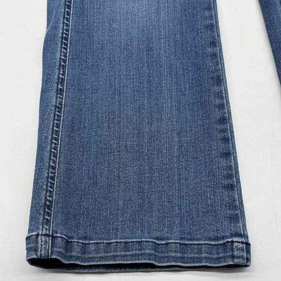 SPANX Kick Flare in Vintage Indigo Size Small Petite Pull-On Elastic Waist Jeans - Picture 4 of 11
